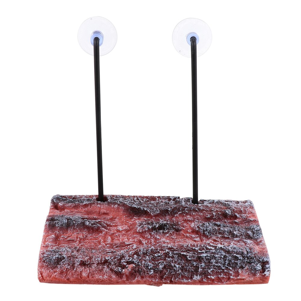 Tortoise Basking Simulation Bark Platform Turtle Float Tank Decor Aquatic Turtle Tank Landscaping Turtle Bark Drying Platform: Brown