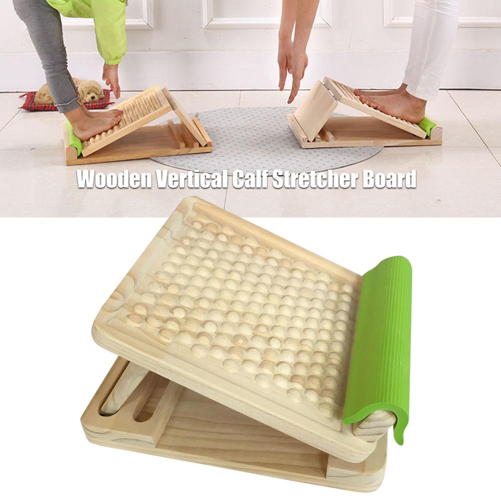 Calf Stretching Slant Board Adjustable Ankle Stretcher Boards Wooden Folding Fitness Pedal Muscle Leg Stretch Slant Board