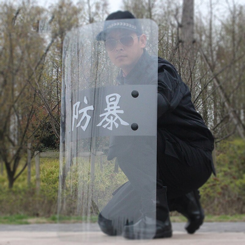 Riot Shield Security Guard Handheld Transparent PC Shield Handheld Shield Protection Shield Enhanced