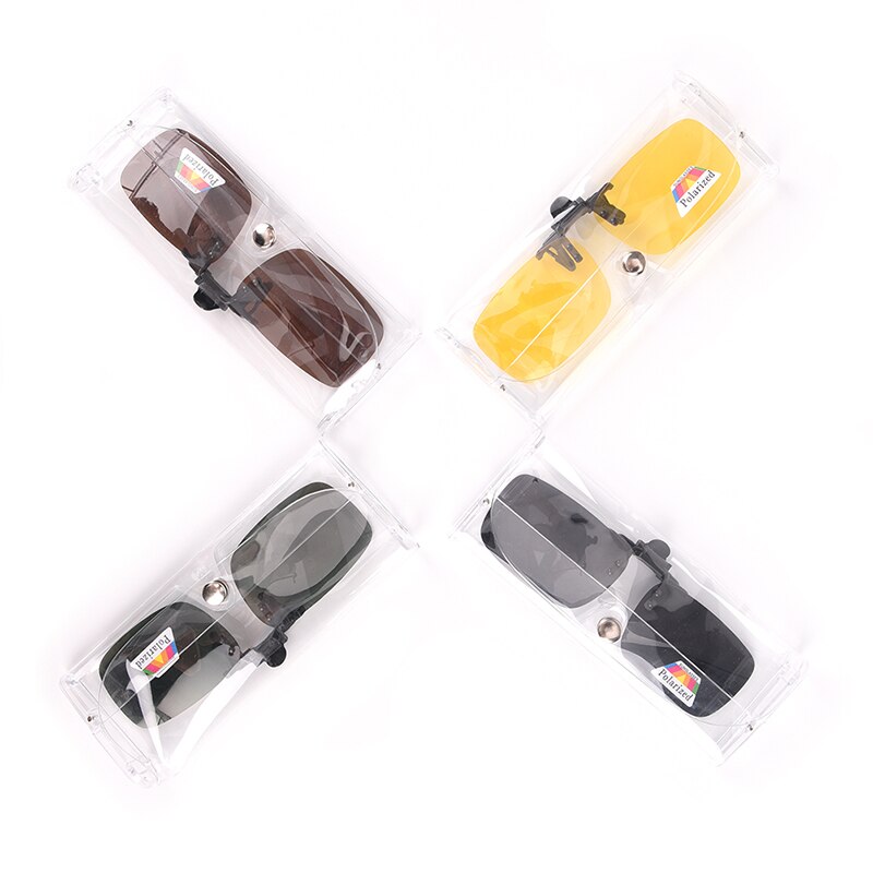 1Pcs Zonnebril Gepolariseerde Clip Voor Bijziendheid Korte Zicht Mannen En Vrouwen Rijden