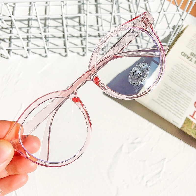 Lunettes transparentes Anti-lumière bleue pour enfants, monture rétro, pour ordinateur,