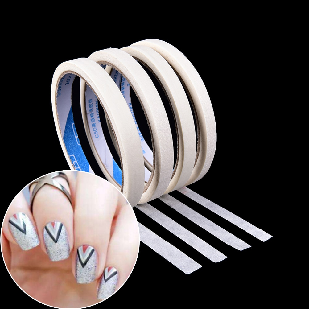1 Stuks Nail Striping Tape Line Diy Water Decal Nail Art Stickers Lijm Strips Voor Nagels Styling Tool Manicure tape