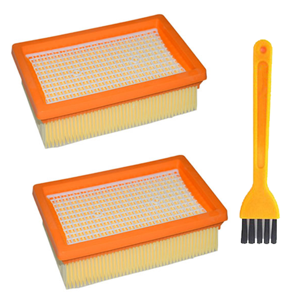 Filtro HEPA para KARCHER MV4 MV5 MV6 WD4 WD5 WD6 piezas de recambio de aspiradora húmeda y seca # 2.863-005.0 filtros hepa: Verde claro