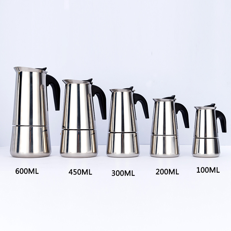 2/4/6/9 Cup Mocha Pot Coffee Machine Espresso Cup Electric Coffee Machine Latte Percolator Stove Mocha Coffee Machine