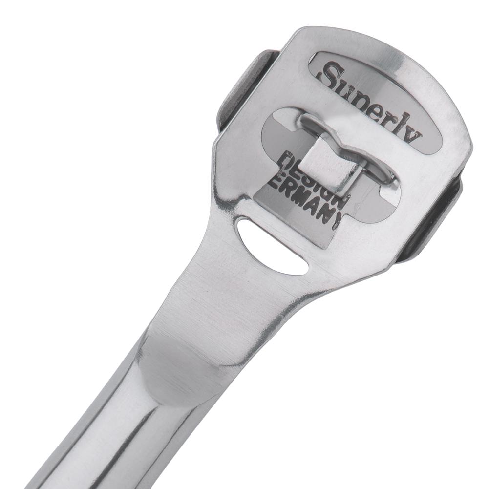 Leather Thinning Knife Stainless Steel Peeler Leather Cutting Tool with 10 Blades #CO