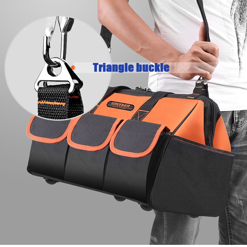 13/15/17/19 Inch Keuze Waterdichte Reistassen Mannen Crossbody Bag Tool Tassen Grote Capaciteit Tas Voor Gereedschap hardware