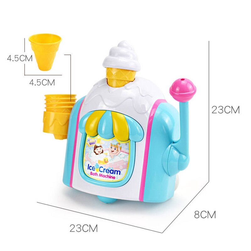 Ijsjes Maker Bubble Machine Bad Speelgoed Fun Foam Bad Speelgoed Bad Speelgoed Voor Kinderen Zwemmen Water Bubble Machine
