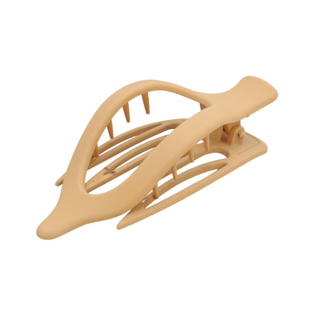 Pinza para el pelo para mujer con forma de hoja, pasador antideslizante para el pelo, soporte para el pelo para la cabeza trasera, accesorio para el cabello fácil de usar, horquilla Ouiкладка: Azul