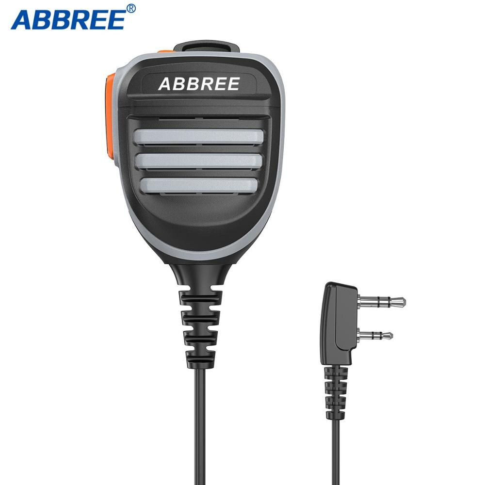 ABBREE AR-780 PTT Rainproof Shoulder Speaker Microphone for TYT Baofeng Two Way Radio UV-5R BF-888S UV-82 UV13 Pro Walkie Talkie: 780 mic