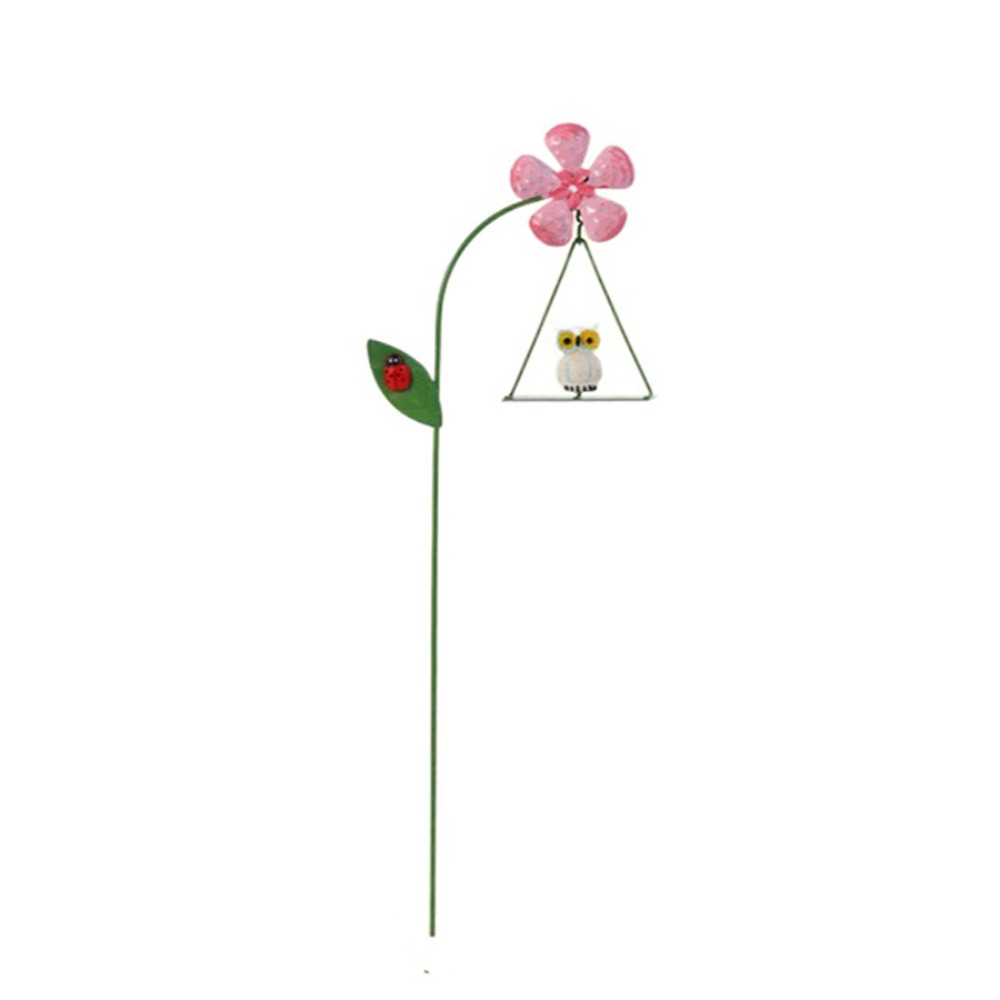 DIY Metall Blumentopf Windmühle Kleines Ebene DIY Blumenarrangement Zubehör Schaukel Leichte Pflanze Topf Ornament Heimat Dekor: Rose