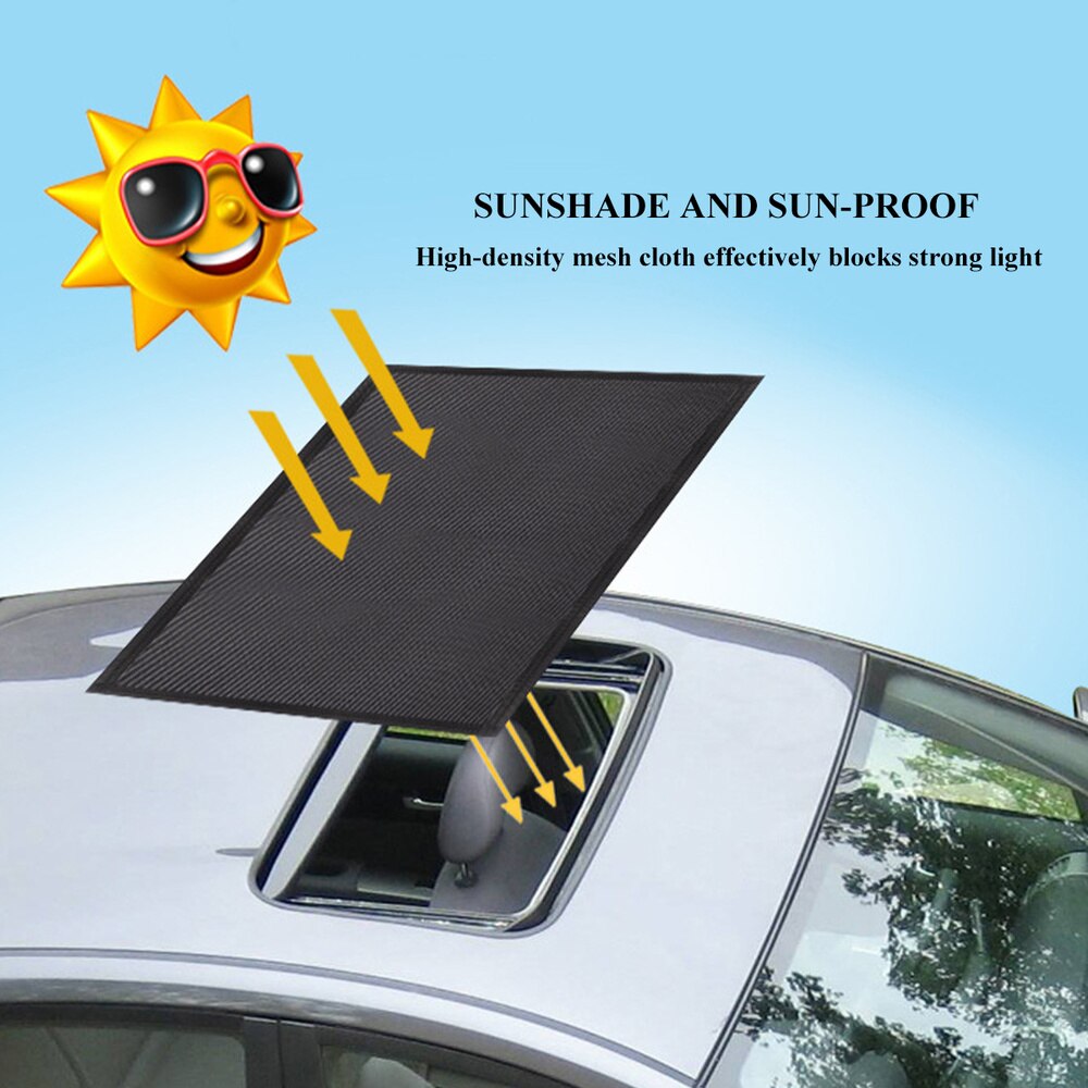 Mosquitera magnética portátil para coche, cortina de gasa transpirable, a prueba de polvo, para techo solar, 1 unidad