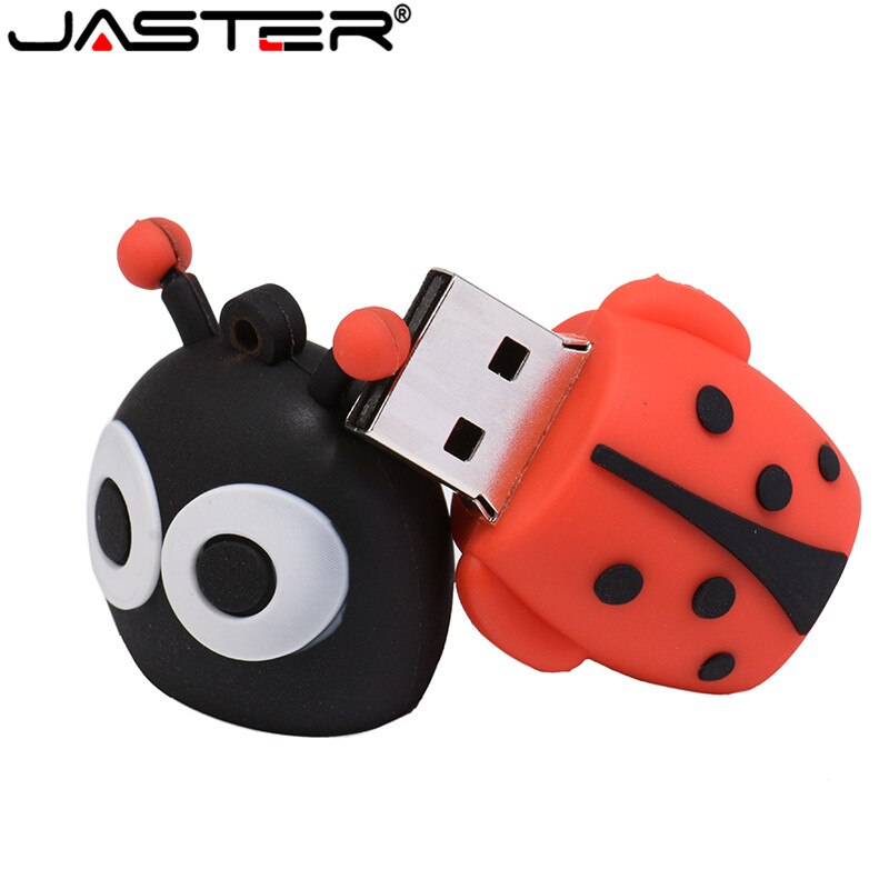 JASTER cute cartoonAnimal ladybugs usb 4GB 8GB 16GB 32GB 64GB pendrive USB Flash Drive gifty Stick Pendrive