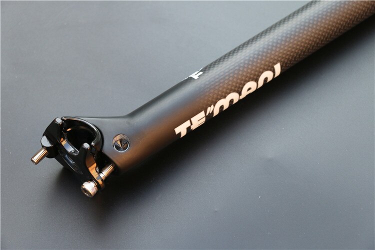 TEMANI 3K Carbon Fiber Bicycle Seatpost 27.2 30.8 31.6 Carbon MTB SeatPost 350 400 450 Road Bike Seat Post Bicycle Parts