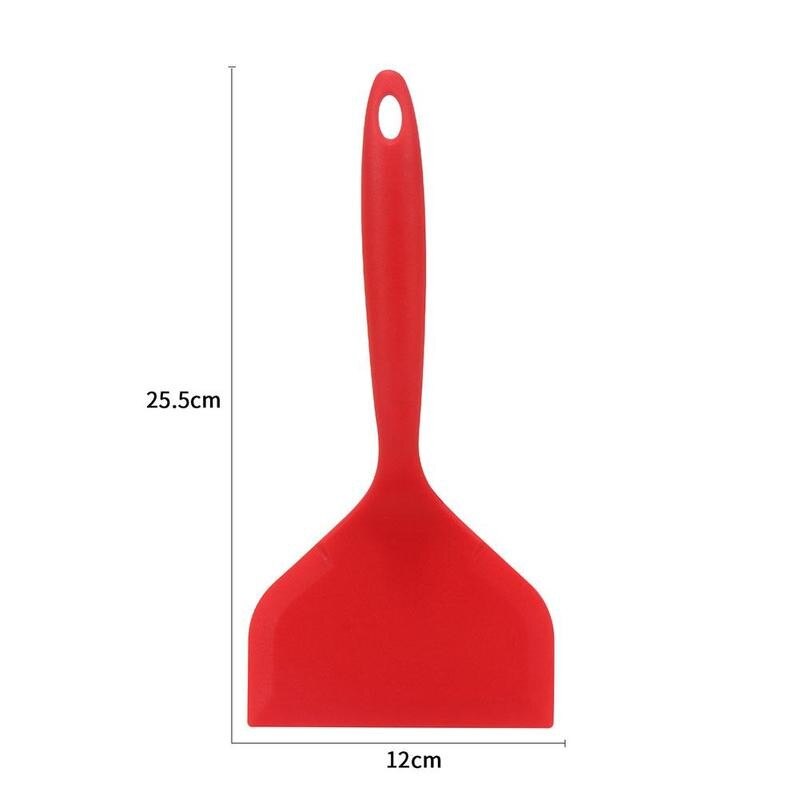 Non-stick Silicone Spatula Beef Meat Egg Kitchen Scraper Tools Cooking Pizza Wide Shovel Kitchen Ware Cooking Utensils R7F1