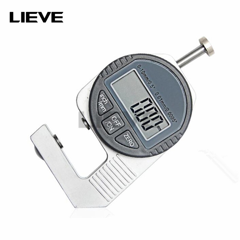 Portable Electronic Dial Indicator Thickness Mini 0.01mm Digital Thickness Gauge Meter 12.7mm Measure Tool Dial Gauge Tester