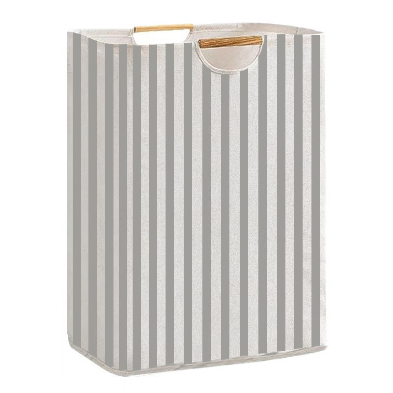 Large Laundry Hamper Collapsible Laundry Basket with Bamboo Handles Freestanding Waterproof Clothes Hamper for Laundry Room: Yellow