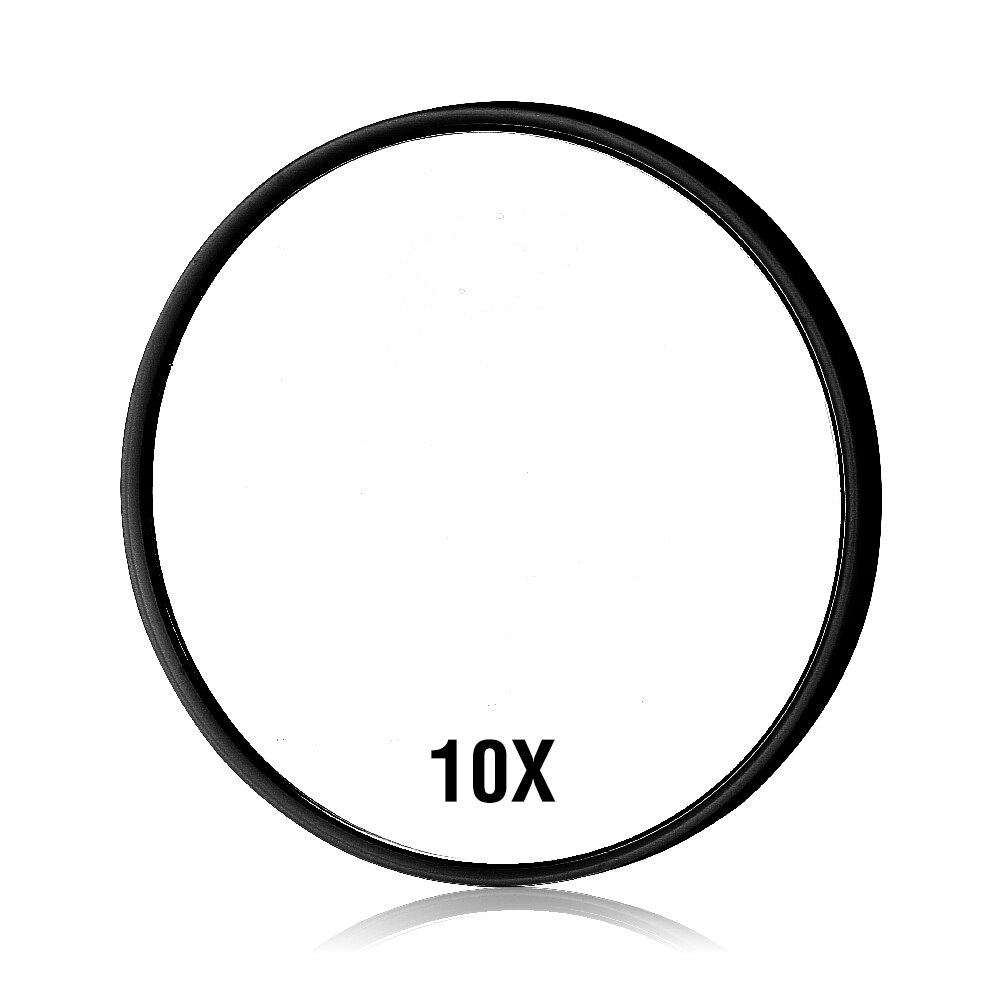 1Pcs 10x Magnifying Makeup Mirror With Two Suction Cups Cosmetics Tools Round Mini Compact Mirror Magnification Style