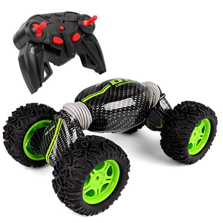 1/12 2.4G 4WD RC Auto Creativo Off-Road Del Veicolo Una Trasformazione Chiave Dell'automobile di Prodezza di rimuovere controllato Arrampicata Auto: green