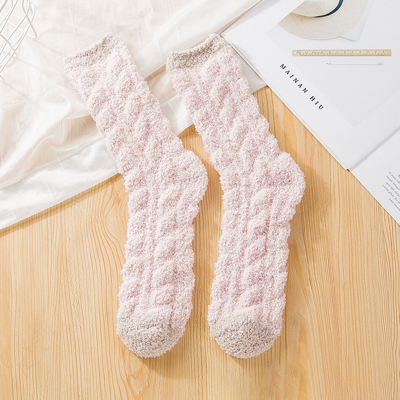Caudblor Vrouwen Anti Slip Stopper Sokken - Warm Dikke Winter Hut