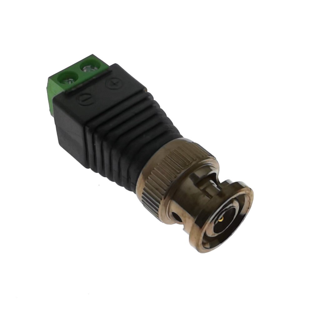 2PCS BNC Male to screw terminal Connectors for AHD Camera CVI Camera TVI Camera CCTV Camera Coaxial/Cat5/Cat6 Cables