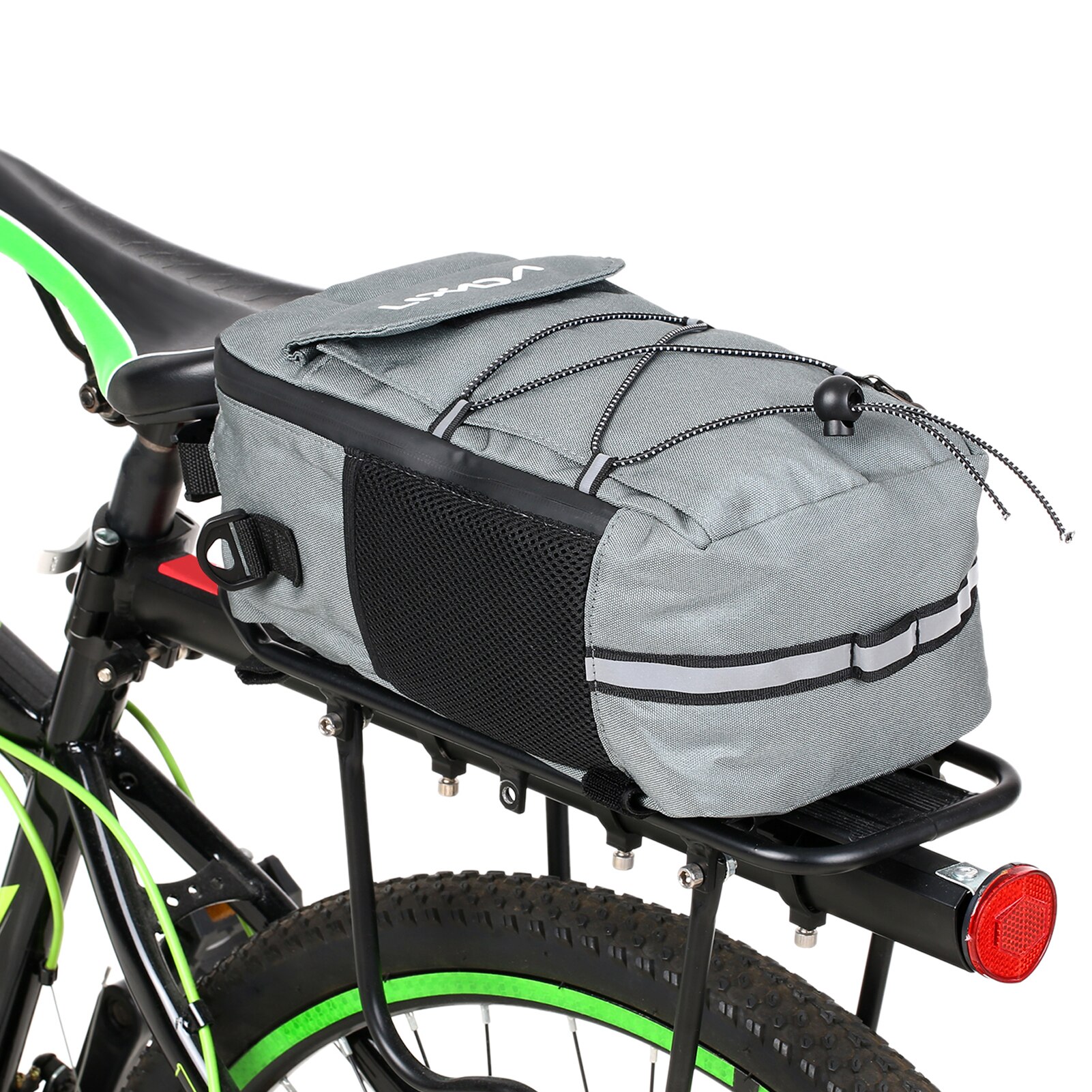 Sac De Fourche Vélo Étanche Lixada 3L/7L - Pour VTT, Scooter - Noir