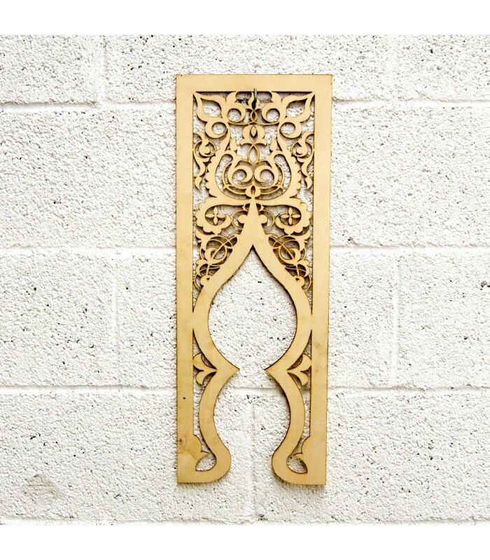 Celosía Árabe Madera - 59 x 22 - Modelo Bab Elvira