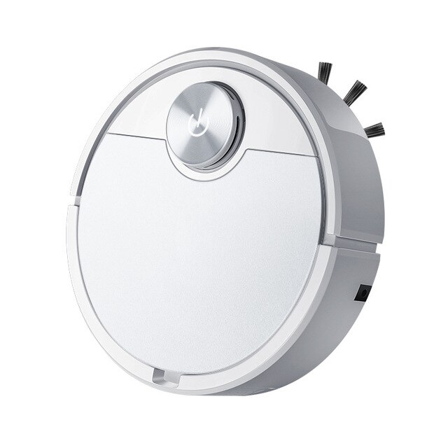 ES06 Vacuum Cleaner Robot Smart Wireless Sweeping vacuum cleaner for Home Phone APP Remote Control Auto Cleaning Machine: Silver