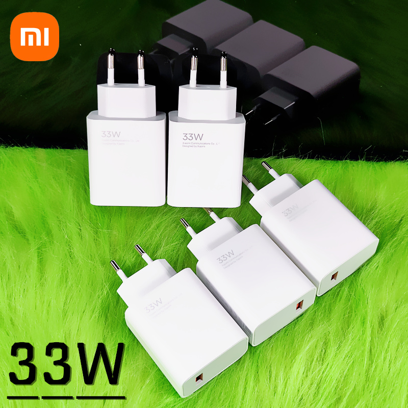 Original Xiaomi 33W Fast Charger EU 30W Turbo Charge Type C Cable Xiaomi Redmi Note 9 Pro POCO X3 Nfc Mi 10 9 9t Pro Note 10 10X