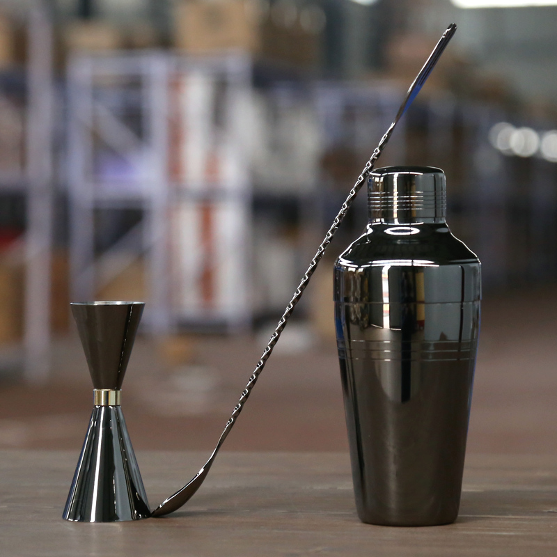 Cocktail Shaker Bar Set 3 Stuks Rvs Japanse Stijl Drie Sectie Baron Shaker Cocktail Bar Gereedschap