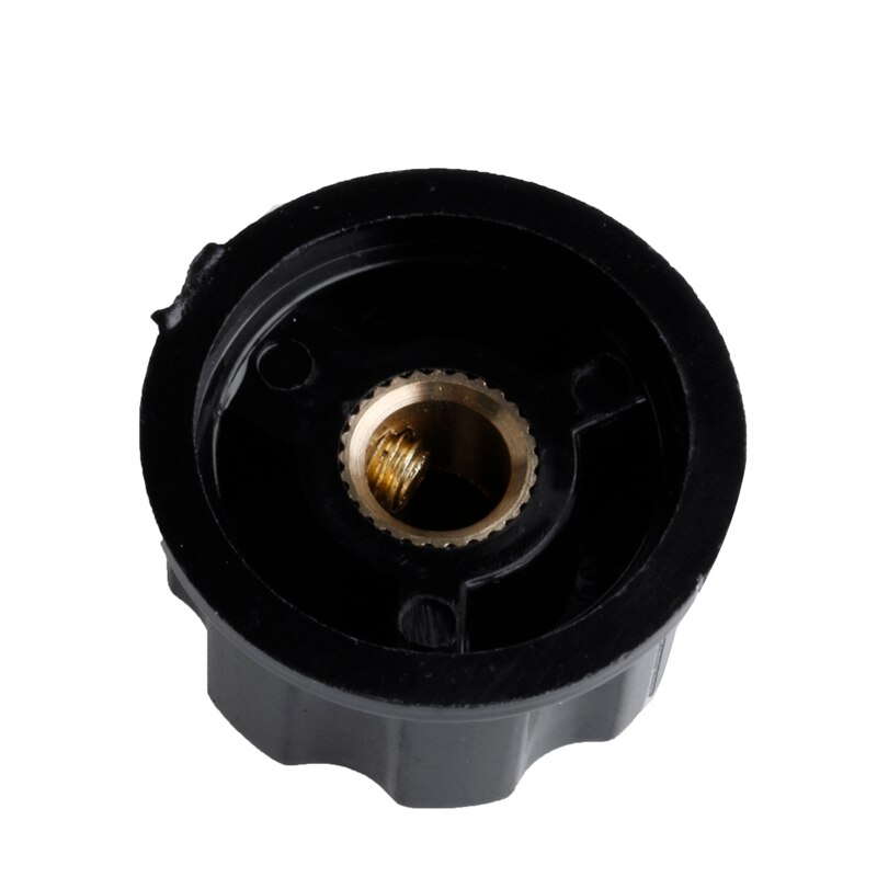 5Pcs Control Rotary Knob For 6mm Knurled Shaft Potentiometer Set1##