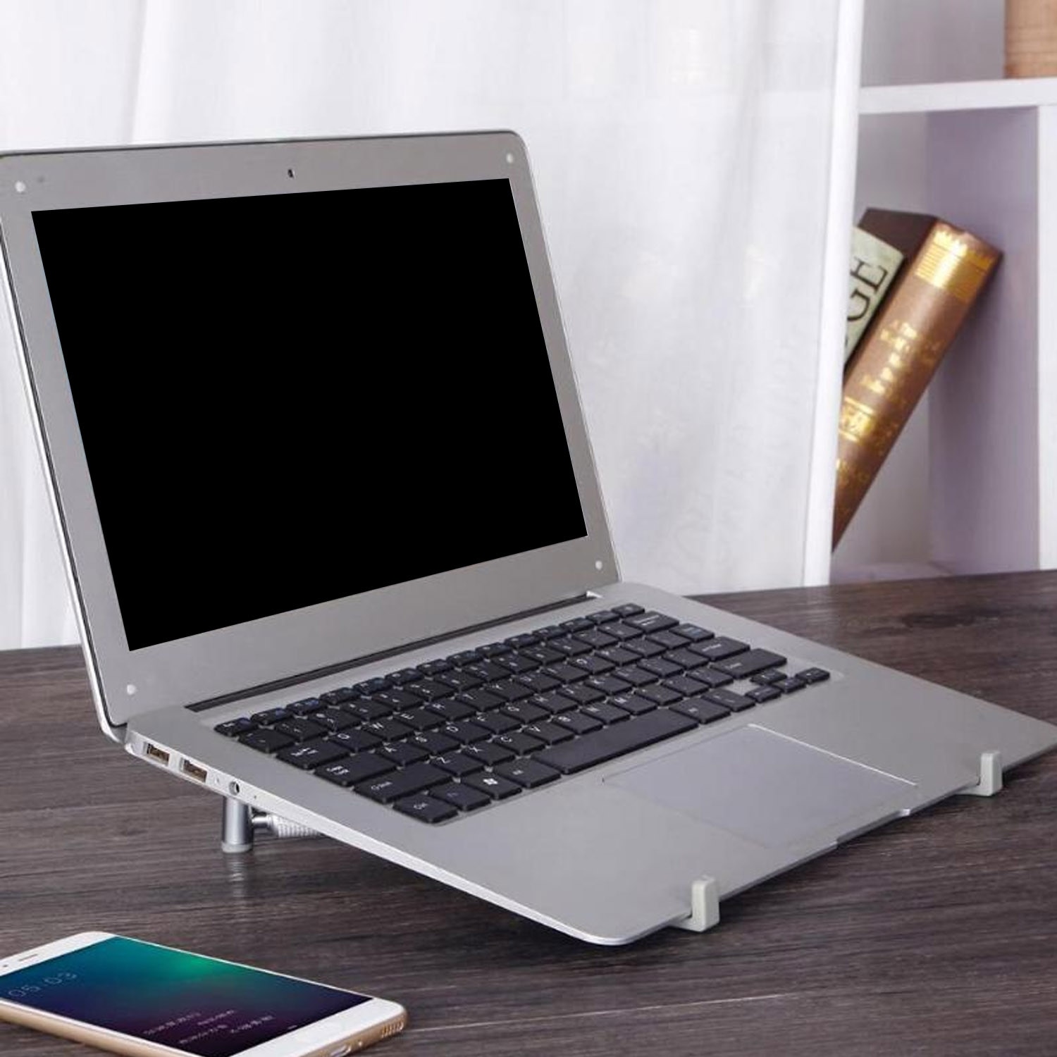 Besegad foldbart bærbar stativ justerbar bærbare tablets kølestøtte beslag holder til macbook imac notebook tilbehør