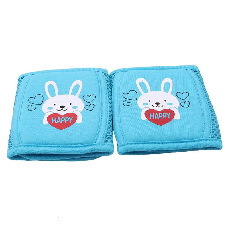 Adjustable Kids Girl Boy Crawling Elbow Infants Toddlers Baby Knee Pads Protector Safety Mesh Knee Pad Leg Warmer Children: rabbit blue