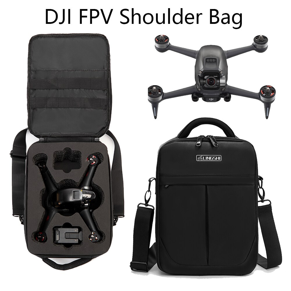 DJI FPV Drone borsa a tracolla portatile custodia per il trasporto Drone borsa di stoccaggio durevole impermeabile per accessori per droni DJI FPV