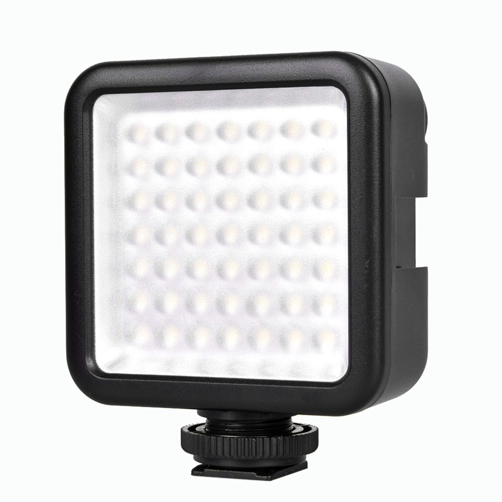 Flash Mini Pro Led-49 Video Licht 49 Led Flash Light Voor Dslr Camera Camcorder Dvr Dv Camera Licht zwart: Default Title