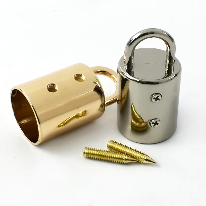 5/10/20 Stuks 14mm Tas Metalen Gespen Handtas Riem Kwastje Cap Sluiting Haak Connector Hanger Touw Koord Lock DIY Hardware Accessoires