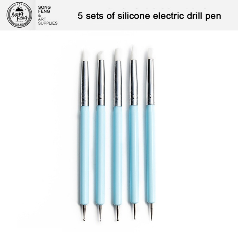 Handmade Mandala Point Paint Tool Set For Painting Rock Pottery Portable Multi-function Embossed Point Kit