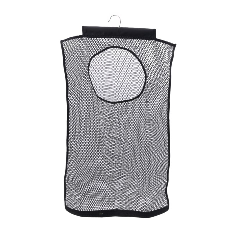 1PCS Mesh Laundry Hamper Folding Hanging Storage Basket Portable Space Saving Bag Suitable For Cleaning