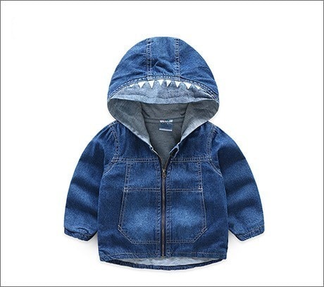 2 3 4 5 6 7 8 Y Kids Jas Dinosaurus Denim Jongens Jassen Herfst Casual Hooded Kids Uitloper kinderen Kleding Jongen Windjack