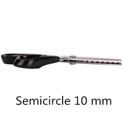 Tailor Scissors semicircle wavy Triangle Tooth Lace scissors DIY handmade Sewing with Zigzag Shape for Shears Fabric or Leather: mgsj004