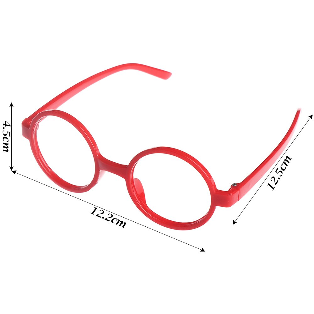 Transparent Eyewear Glass Round Metal Glasses Frame Spectacle Clear Lens Optical Baby Boys Girls Eyeglasses Photography props