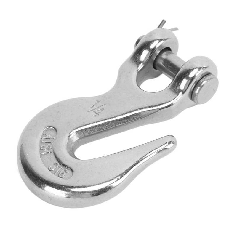 Crane Hook Slip Hook 1250Ibs Pulling Force for Marine Boat for Forestry Machinery