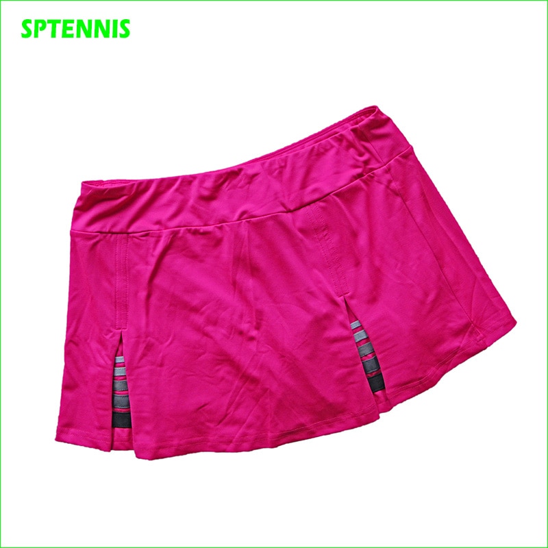 Sports falbala mini nederdele med indbyggede shorts til piger tennis badminton dans
