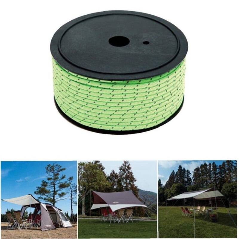 Reflecterende Tent Camping Lichtgevende Scheerlijnen 50M Voor Outdoor Camping Picknick Trekking Klimmen Camping Accessoires