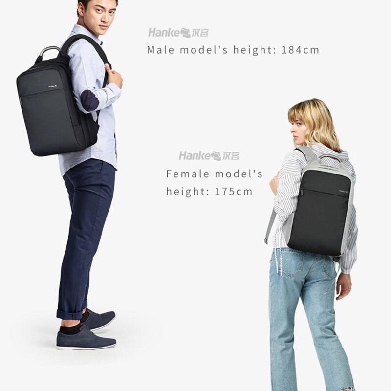 Anti theft Expandable Laptop Men Backpack Male Schoolbag Locked Female Travel Business Backpacks Women RFID Blocking College Bag