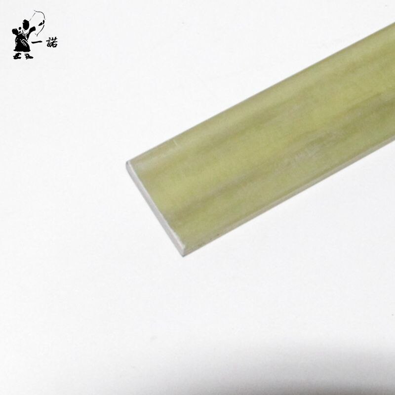 Traditional bow materials of glass fiber epoxy resin adhesive to make elastic bow green translucent 5 * 30 * 1150mm