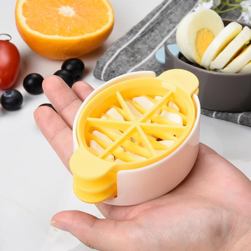 Drie In Een Tarwe Stro Ei Cutter Handige Multifunctionele Split Apparaat Voedsel Divider Slicer Egg Slicer Tool Keuken Gadgets