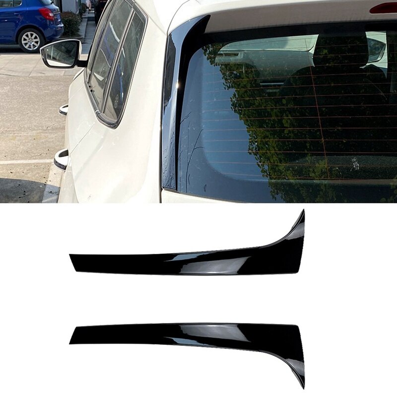 Wing Roof Spoiler for Skoda Karoq Gloss Black Rear Window Side Wing Roof Spoiler Splitter Stickers: Default Title