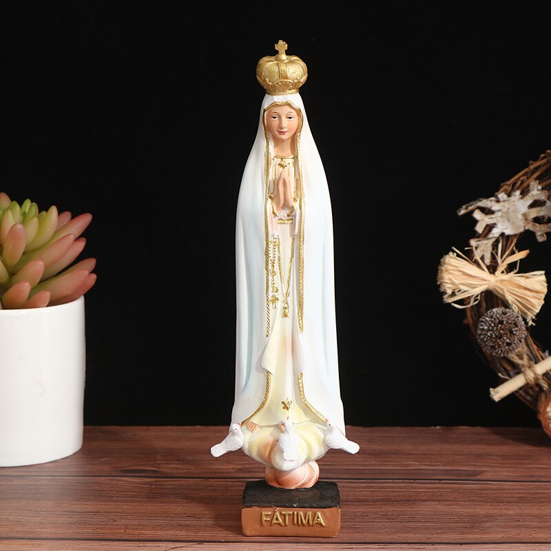 1Pc Virgin Mary Statue Christianity Jesus Decor Ornaments Home Church Decor