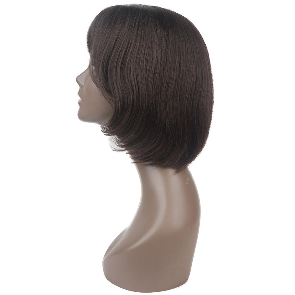 X-TRESS de alta temperatura fibra ombre peruca na moda para mulheres perucas de cabelo sintético bob curto com franja lateral longa