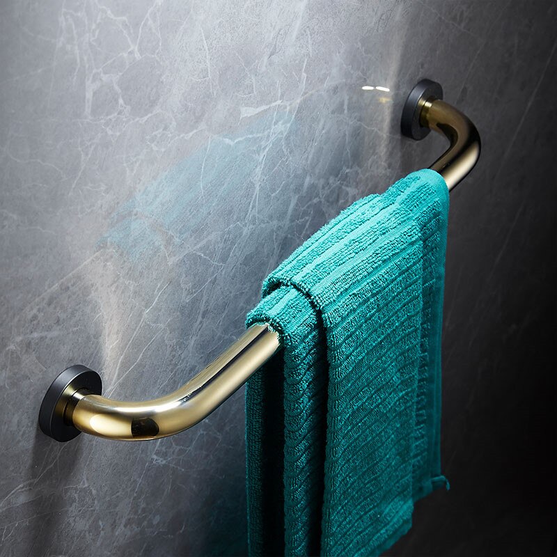 Soild Kupfer Badewanne Armlehne Schlecht Sicherheit Griff Schwarz Gold Schlecht Treppen Barriere Freies Ältere Gleitschutz Armlehne